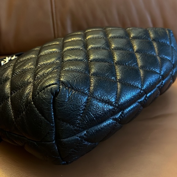 🎉𝐇𝐏!🎉KATE SPADE ♠️ MARYANN BLACK w/GOLD CHUNKY CHAIN HARDWARE - Picture 5 of 9